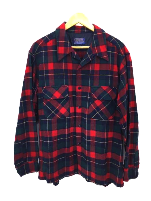 PENDLETON(ペンドルトン) 70S ウールチェックシャツ メンズ import：L