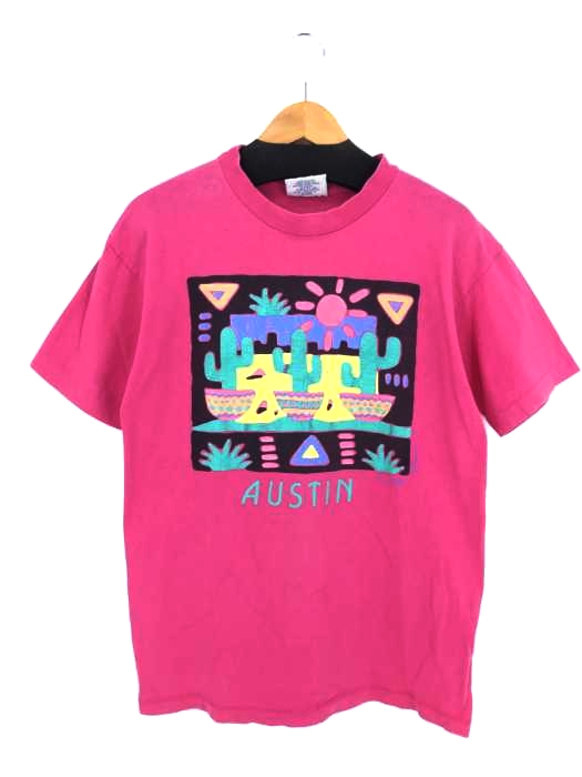 USED古着(ユーズドフルギ) eyecatcherプリントTシャツ メンズ JPN：L