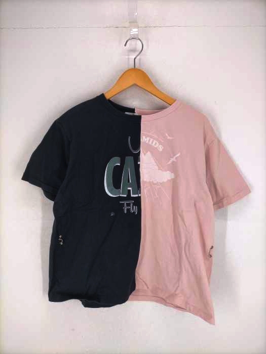 FURFUR リメイクバイカラープリントTシャツ fur fur - FURFUR リメイクバイカラープリントTシャツの通販 by