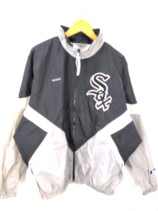 Columbia(コロンビア) 90S MLB WHITE SOX ジップアップナイロンジャケット メンズ import：L