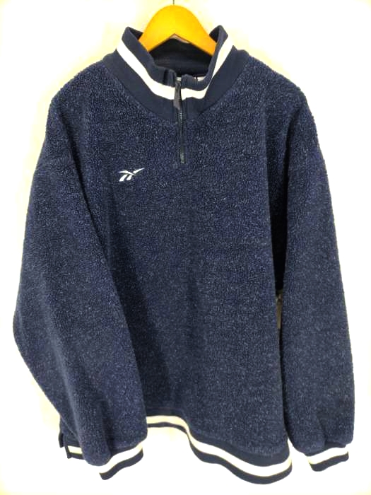 Reebok(リーボック) 90S ボア プルオーバー ハーフジップ メンズ JPN：L