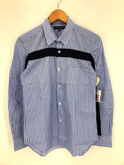 COMME des GARCONS HOMME(コムデギャルソンオム) 切替デザインストライプシャツ メンズ JPN：XS