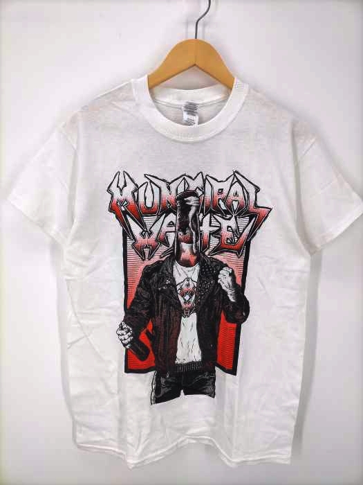 USED古着(ユーズドフルギ) MUNICIPAL WASTE ミュニシパル ウェイスト Tシャツ メンズ import：M