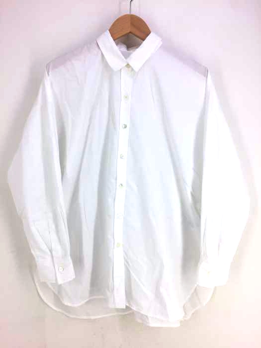 Adam et Rope(アダムエロペ) T/Cブロードロングシャツ レディース  F