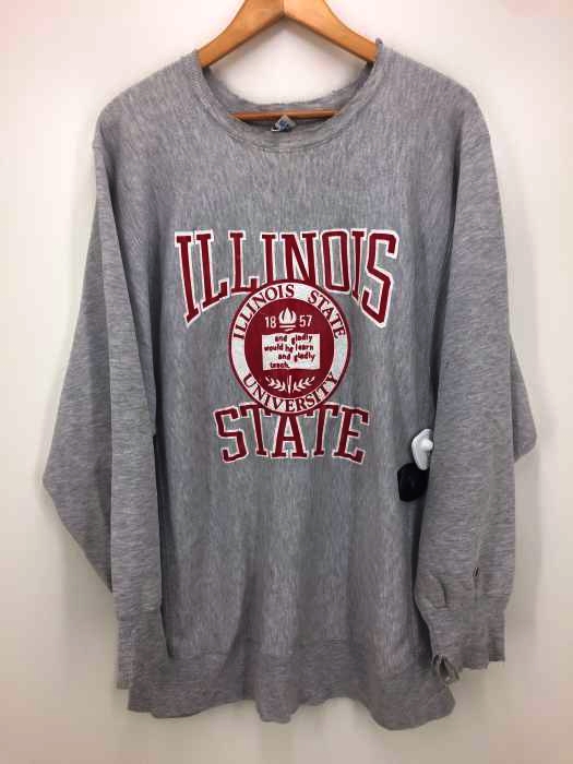 Champion(チャンピオン) 80'S REVERSE WEAVE 後期トリコタグ ILLINOIS STATE NADE IN USA メンズ JPN：XXL