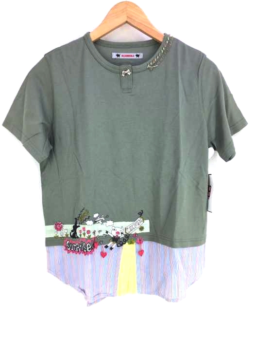 OLLEBOREBLA(アルベロベロ) 再構築 半袖Tシャツ レディース  表記無