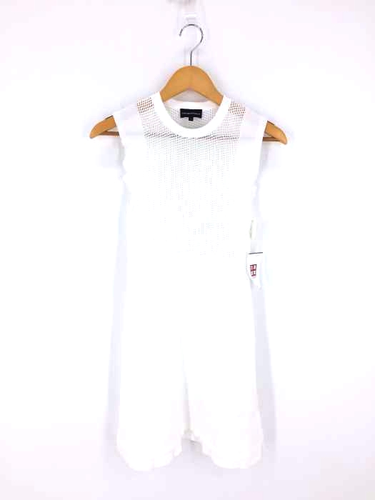 EMPORIO ARMANI(エンポリオアルマーニ) 異素材切替 ノースリーブワンピース DRESS レディース FR：36
