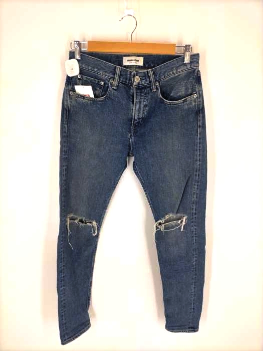 モンキータイム MONKEY TIME DISTRESSED ST DENIM SKINNY PANTS メンズ JPN：S