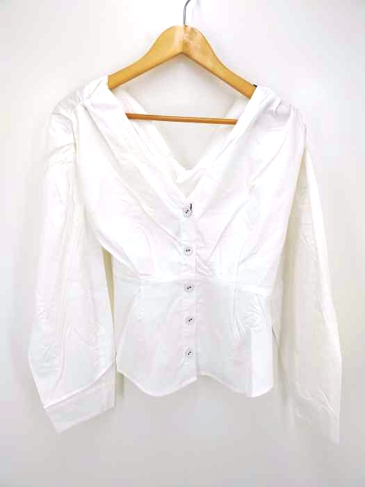 moussy(マウジー) BACK TWIST BLOUSE レディース  FREE