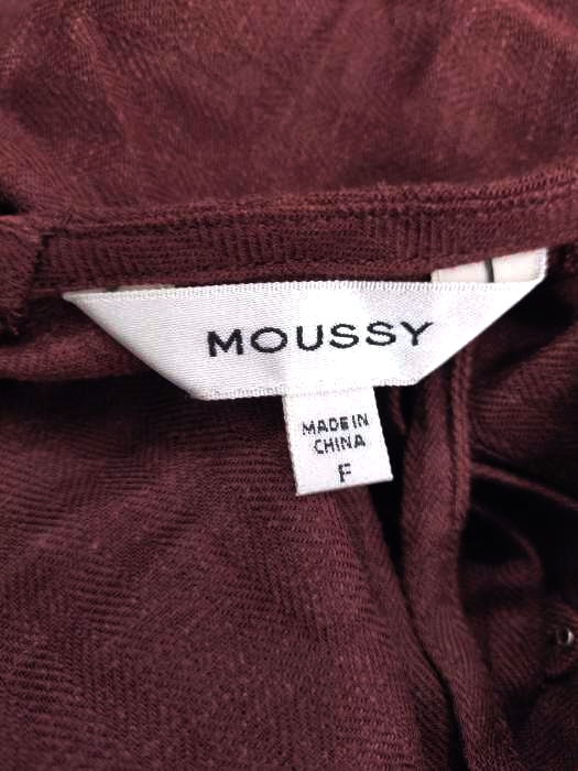 moussy(マウジー) TUCK SLEEVE SHIRT DRESS レディース  FREE