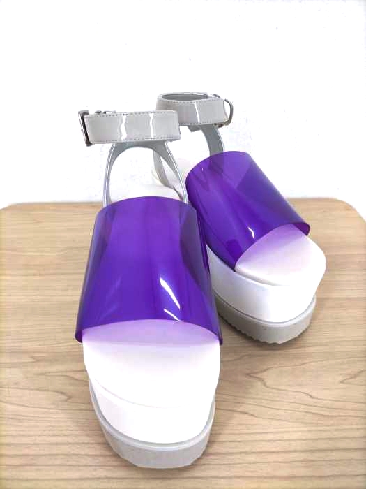LAGUA GEM(ラグアジェム) CLEAR PLAT FORM SANDAL レディース  S