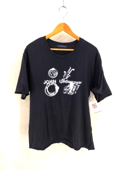 John UNDERCOVER(ジョンアンダーカバー) インサイドアウトデザイン プリントTEE メンズ JPN：2