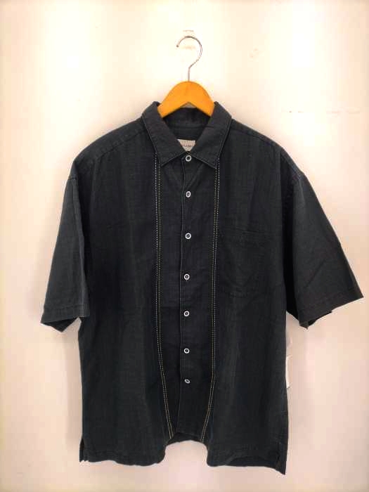 USED古着(ユーズドフルギ) {{PRONT UOMO}}リネンコットン ボックスシャツ メンズ import：XXL