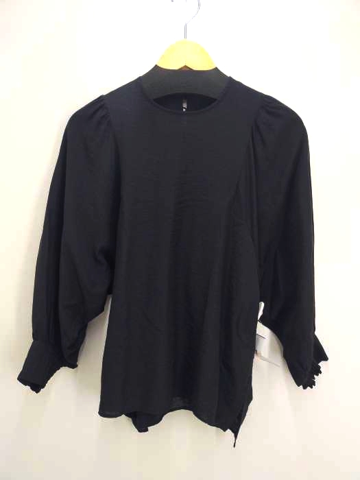 UNITED ARROWS green label relaxing(ユナイテッドアローズグリーンレーベルリラクシング) ウエッジ スリーブ プルオーバー ブラウス ドット レディース FREE
