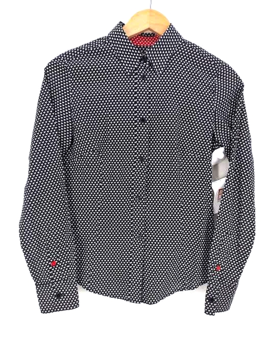 Paul Smith BLACK(ポールスミスブラック) ハートプリントブラウス レディース  40