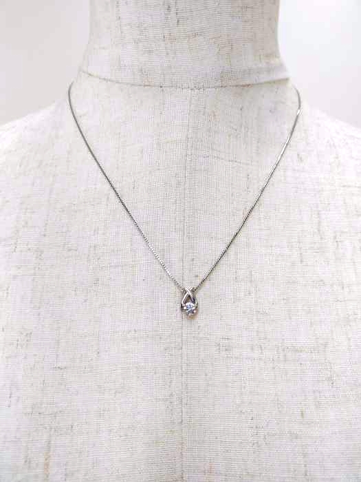 USED古着(ユーズドフルギ) Pt850パーツ ペンダントトップPt900 0.312カラット ネックレス レディース 表記無