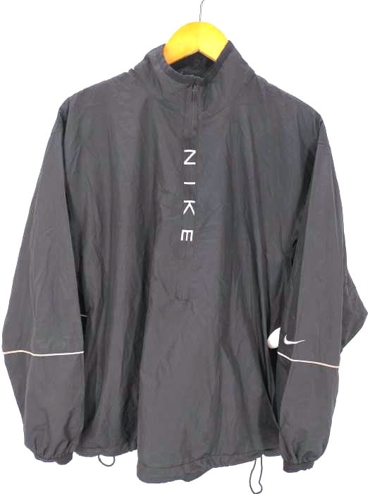 NIKE(ナイキ) 90S 銀タグ 袖スウッシュ ハーフジップジャケット メンズ import：M