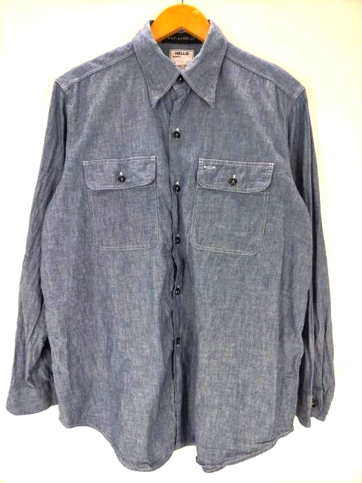 マディソンブルー MADISONBLUE ビックシルエット シャンブレーシャツ メンズ JPN：S