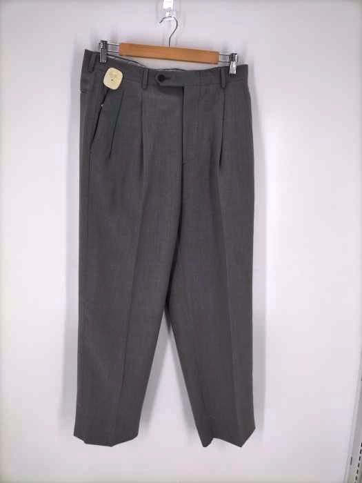 エルメネジルドゼニア Ermenegild Zegna 2タックヘリンボーンスラックス メンズ  tg50cm44