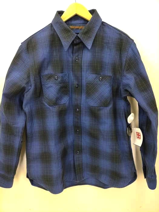 フルカウント FULLCOUNT オンブレチェック BASIC NELL SHIRTS メンズ US：40