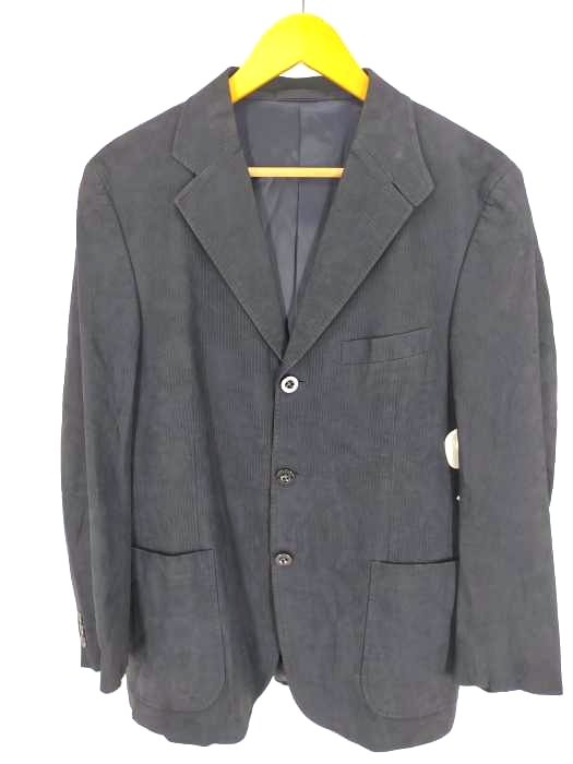 バーバリーロンドン BURBERRY LONDON フェイクスウェードストライプテーラードジャケット メンズ JPN：M
