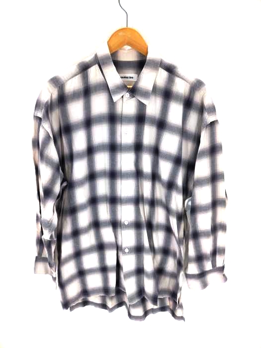 モンキータイム MONKEY TIME OMBRE CHECK LONG SHIRT メンズ JPN：M