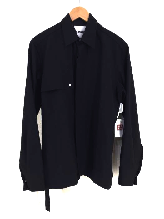 JILSANDER(ジルサンダー) 19AW TONY FF ウールトレンチシャツ メンズ  37 14 1/2