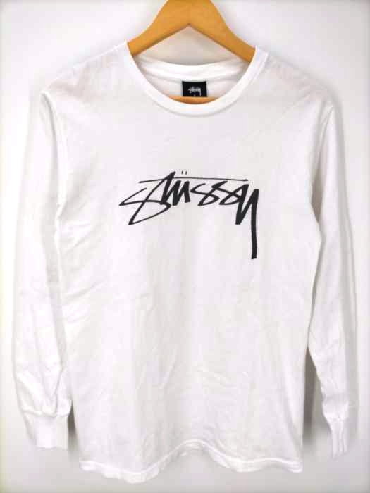 Stussy(ステューシー) ストックロゴ L/S Tシャツ メンズ import：S