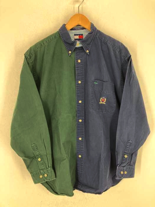 TOMMY HILFIGER(トミーヒルフィガー) 90S バイカラーボタンダウンシャツ メンズ JPN:M