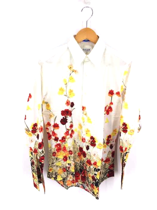 Paul Smith LONDON(ポールスミスロンドン) ボタニカル フラワープリント ドレスシャツ メンズ JPN：M