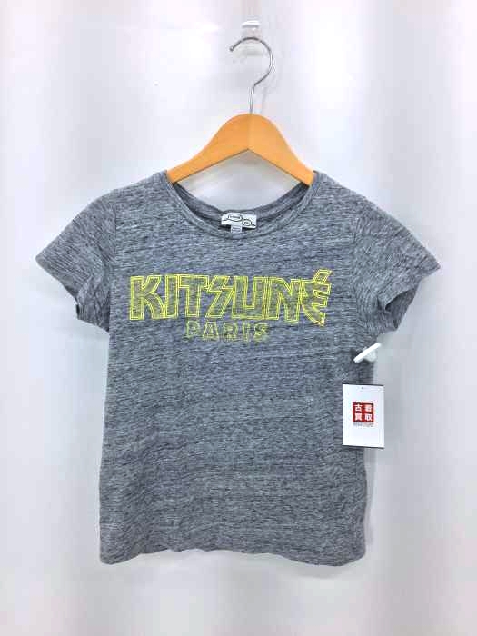 Kitsune Tee(キツネティー) 霜降りロゴプリントTシャツ レディース import：XS