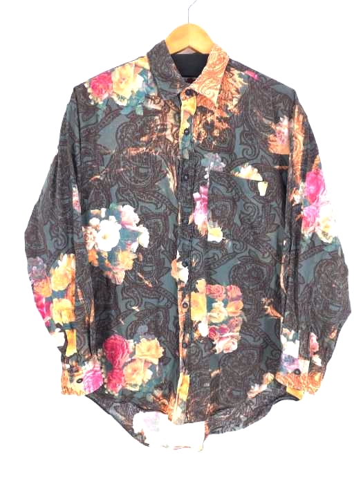 ユーズドフルギ USED古着 FOX FINDER 総柄シャツ メンズ FREE
