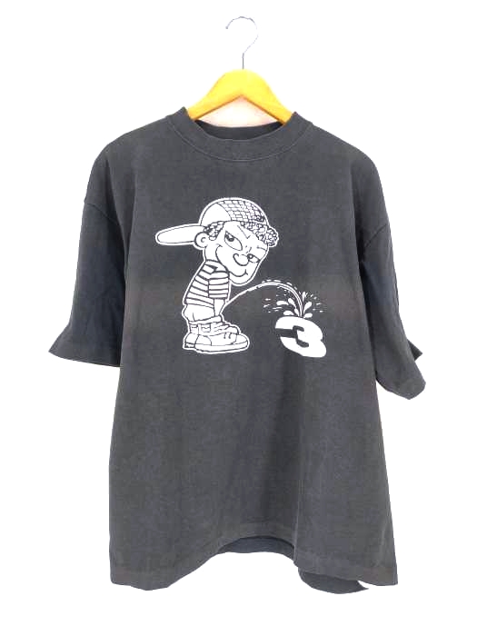 USED古着(ユーズドフルギ) USA製 PISS ON CHEVY プリントクルーネックカットソー メンズ  無