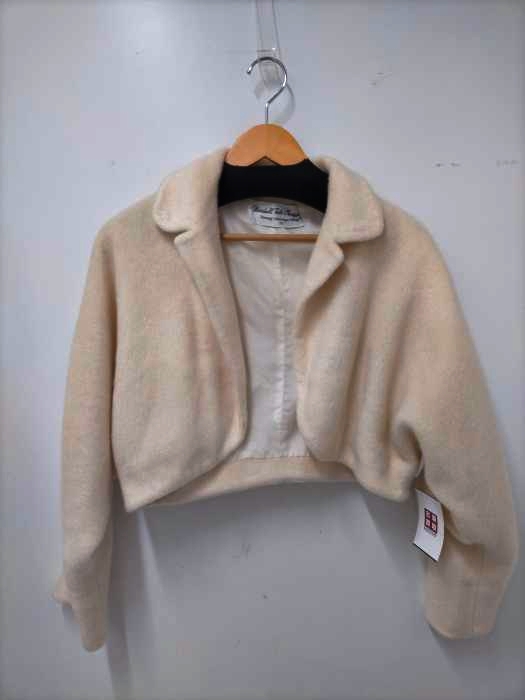 USED古着(ユーズドフルギ) USA VINTAGE marshall field and company 起毛ボタンレスジャケット レディース 表記無