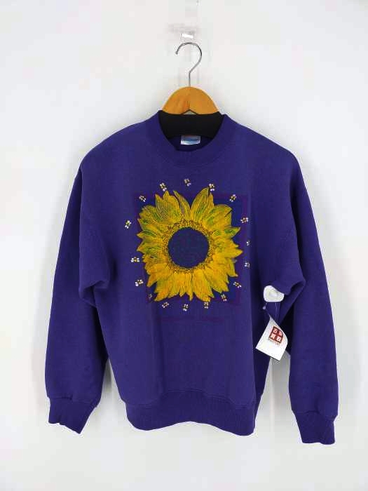 Hanes(ヘインズ) 90s 発砲プリント クルーネックスウェット メンズ JPN：L