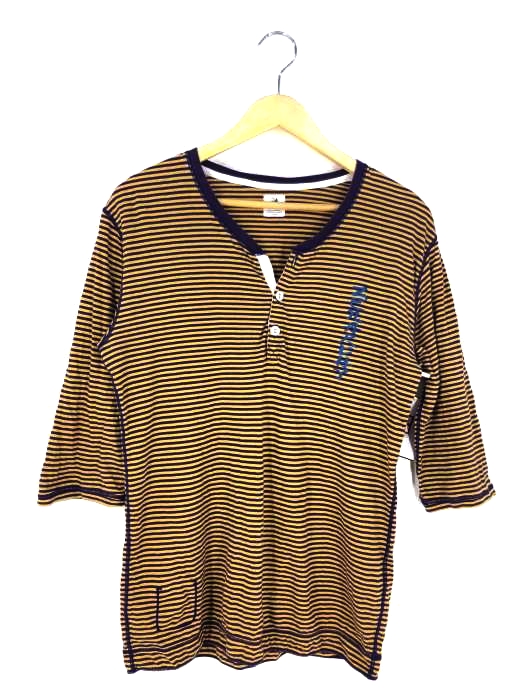 SASQUATCHfabrix.(サスクワァッチファブリックス) UNDERWEAR 3/4 HENRYNECK TEE メンズ  LARGE