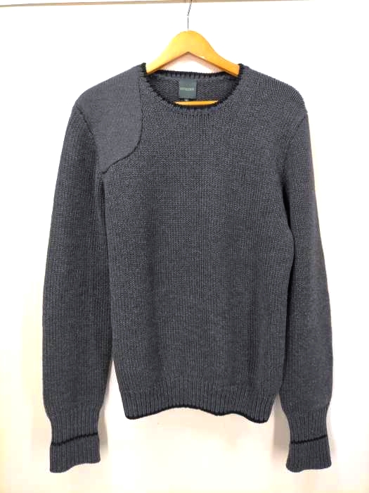 MACKINTOSH PHILOSOPHY(マッキントッシュフィロソフィー) エポレット エルボーパッチ  デザイン ニット メンズ  38