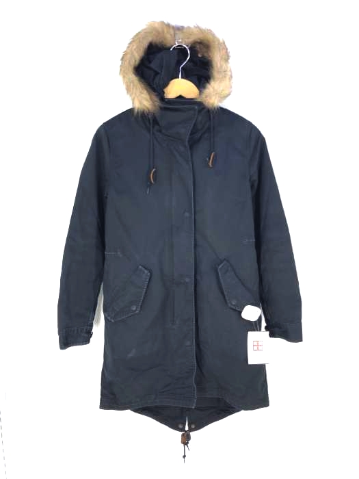 FRED PERRY(フレッドペリー) フードファー英国旗ボアライナー付き モッズコート メンズ  M