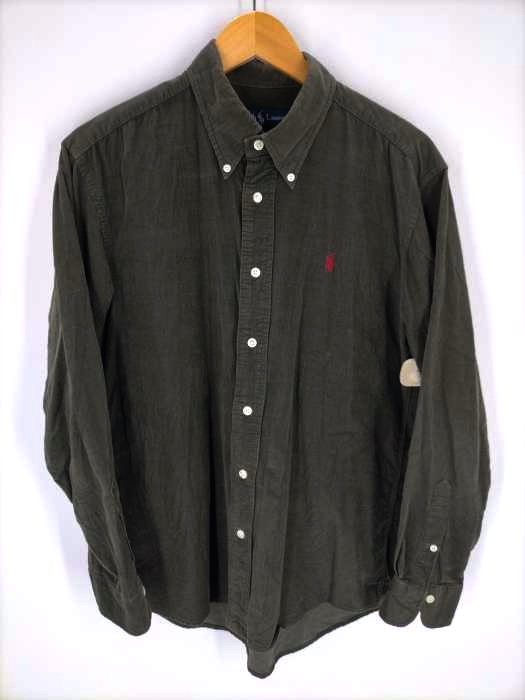 RALPH LAUREN(ラルフローレン) 90S ワンポイントロゴ コーデュロイBDシャツ メンズ  16