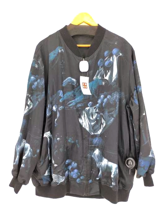LAD MUSICIAN(ラッドミュージシャン) R/C SATIN INKJET BIRD DOG MONKEY REVERSIBLE BIG BLOUSON メンズ JPN：44