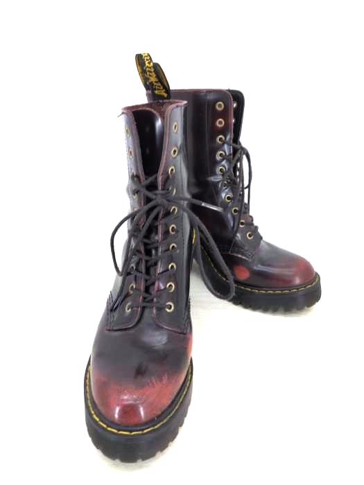 ドクターマーチン Dr.Martens 10EYE Kendra Lace Up Boot ケンドラ ヒールアンクルブーツ レディース UK：4