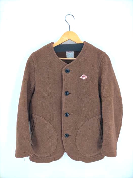 ダントン DANTON ウールモッサ  ノーカラージャケット レディース JPN：36