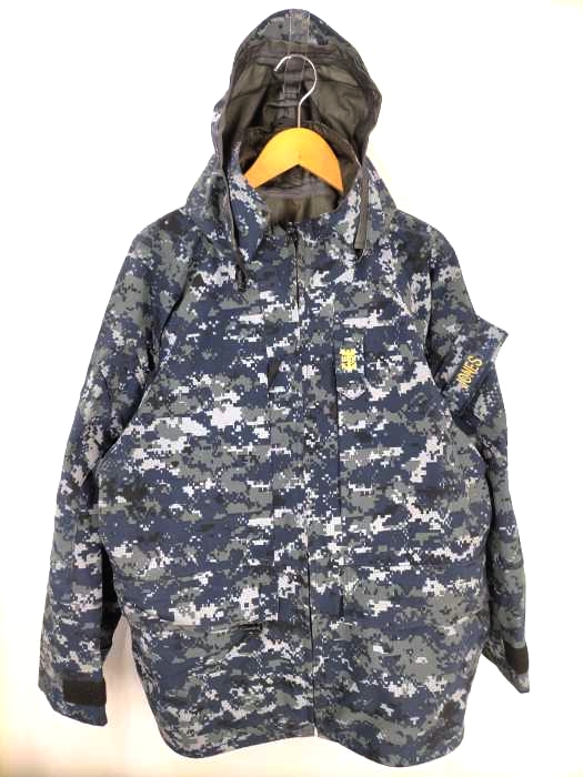 ユーエスネイビー U.S.NAVY  ECWCS GEN2 NWU デジタルカモ ゴアテックスパーカ メンズ  LARGE