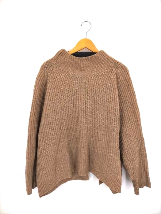 コキュカ COCUCA キャメル ハイネックニットセーター レディース 表記無