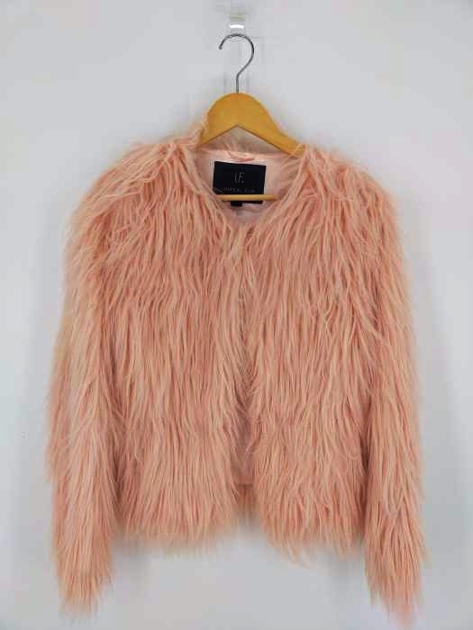 ユーズドフルギ USED古着 {{UNREAL FUR}} エコファージャケット レディース  S