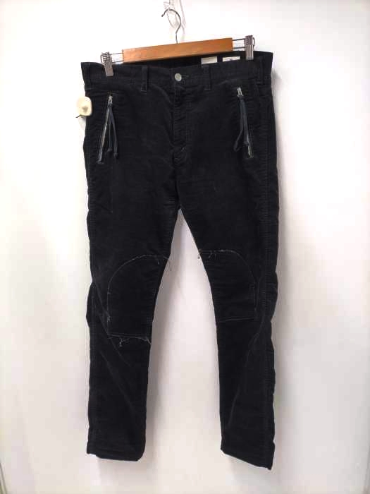 イエスタデイズトゥモロー YSTRDYs TMRRW SLIM LEG VELVET PANTS メンズ  34
