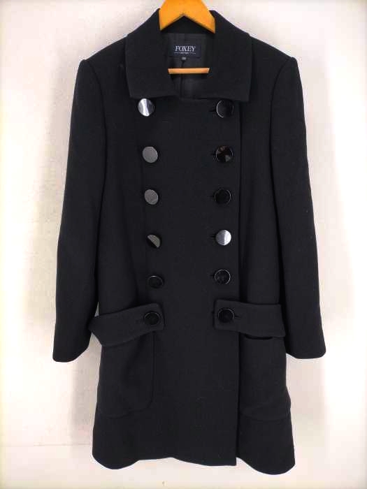 フォクシー FOXEY カシミヤ混コート レディース JPN：42