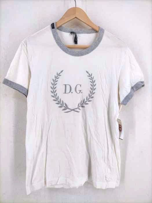 ドルチェアンドガッバーナ DOLCE&GABBANA 刺繍 リンガーTEE メンズ EUR:52