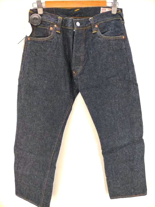 エヴィス EVISU LOT 2000 リジッドデニム ボタンフライ 隠しリベット チェーンステッチ メンズ  34/32