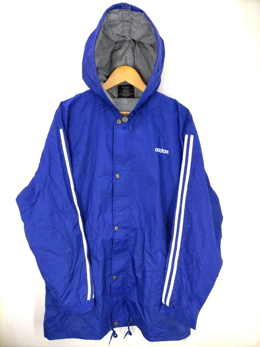 adidas(アディダス) 80S 万国タグ ロングナイロンフードジャケット メンズ  M